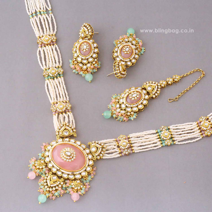Multicolor Shreyaani Kundan Jewellery Set