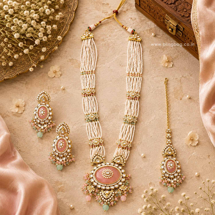 Multicolor Shreyaani Kundan Jewellery Set