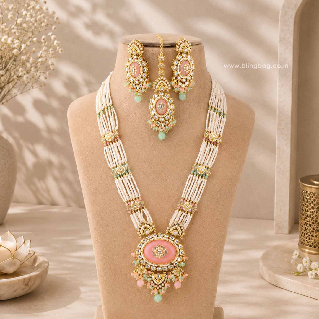 Multicolor Shreyaani Kundan Jewellery Set