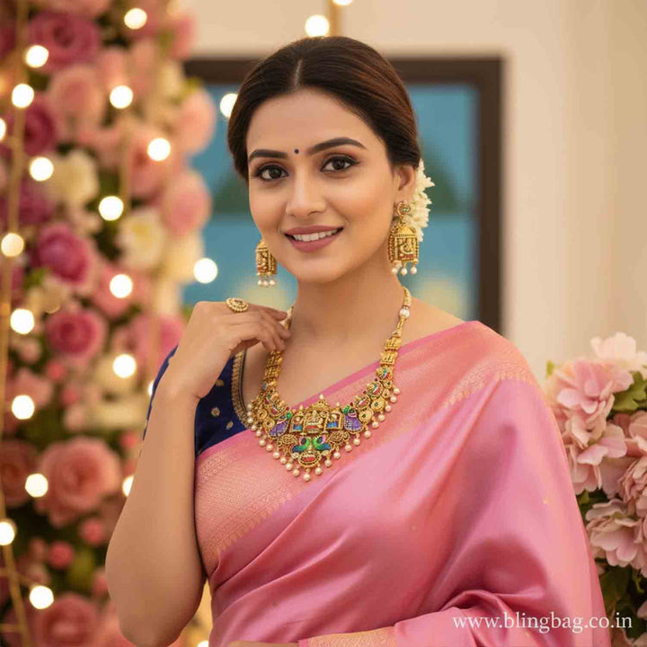 Multicolor Shridevi Temple Jewellery Set- New Arrivals