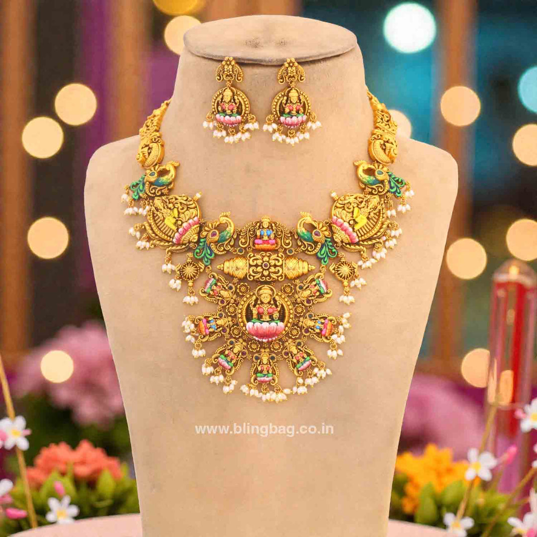 Multicolor Shringarika Temple Jewellery Set- New Arrivals