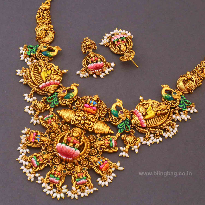 Multicolor Shringarika Temple Jewellery Set- New Arrivals