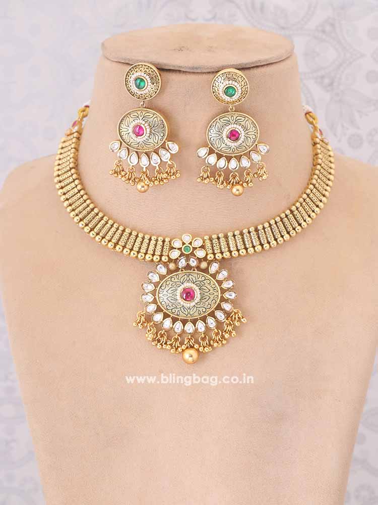 Golden Shrinika Rajwadi Set
