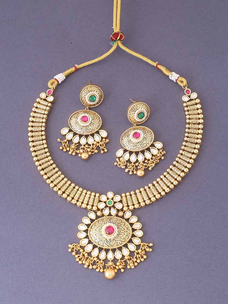 Golden Shrinika Rajwadi Set
