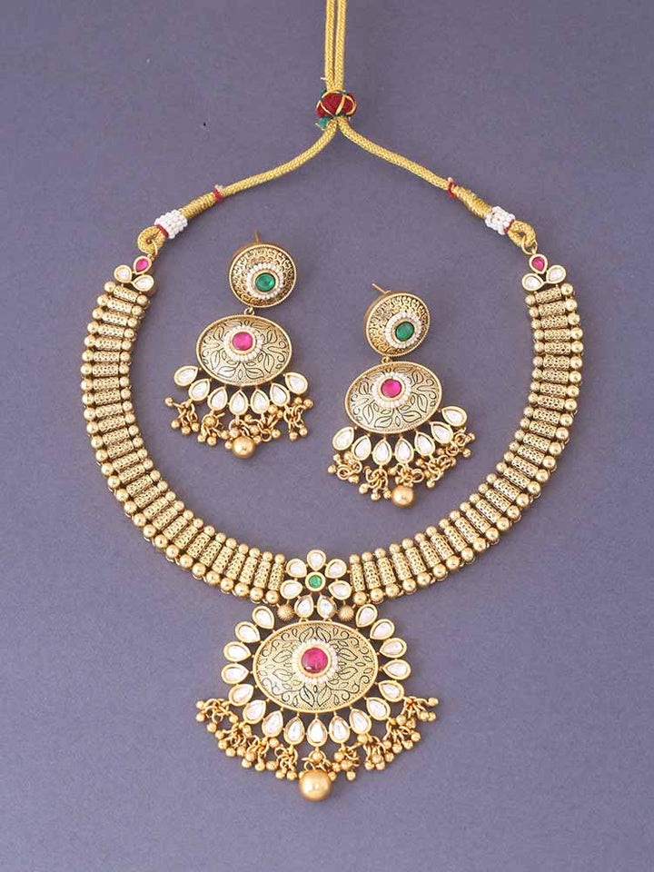 Golden Shrinika Rajwadi Set