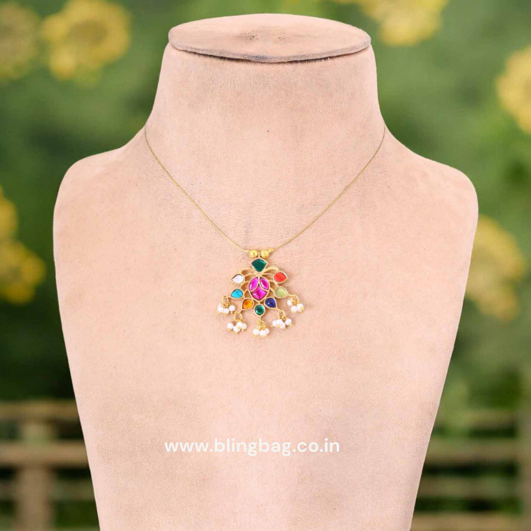 Multicolor Shruu Antique Pendant- New Arrival