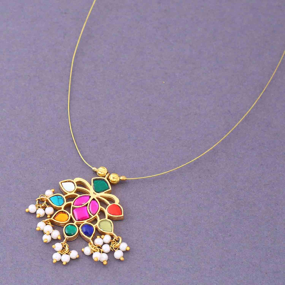 Multicolor Shruu Antique Pendant- New Arrival