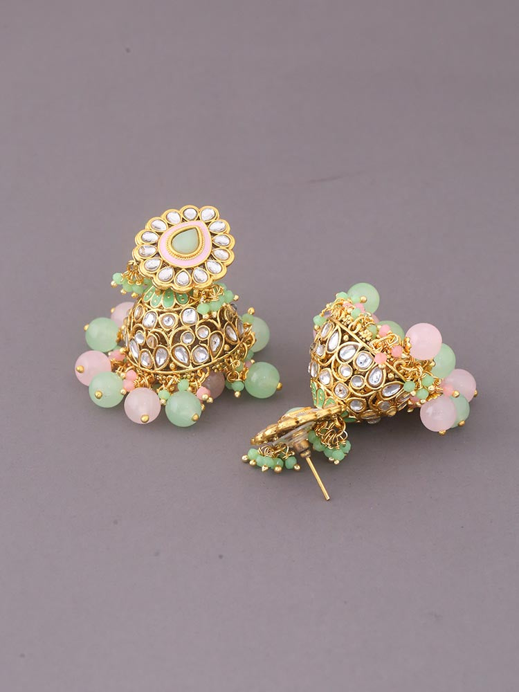 Multicolor Shubra Jhumkis