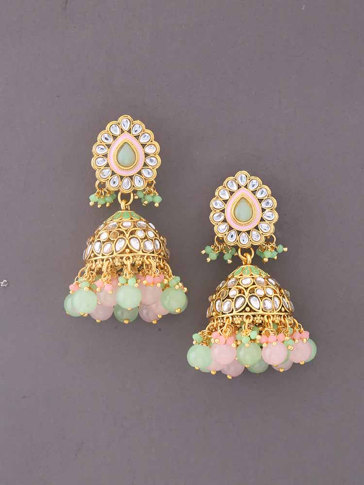 Multicolor Shubra Jhumkis