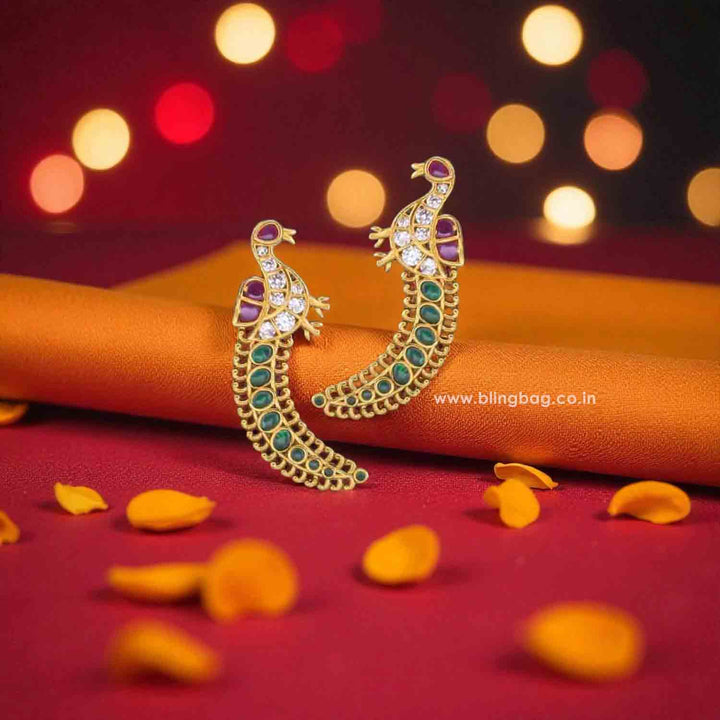 Multicolor Silvaine Studs