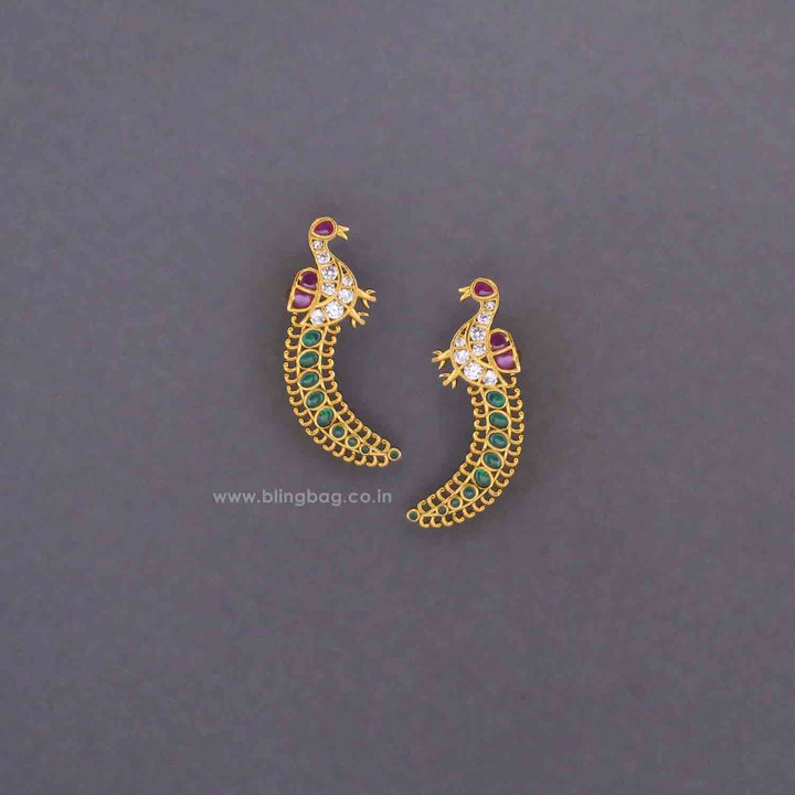 Multicolor Silvaine Studs