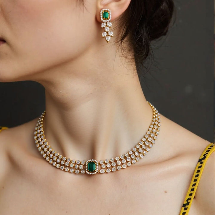 Multicolor Simec Victorian Jewellery Set- New Arrival