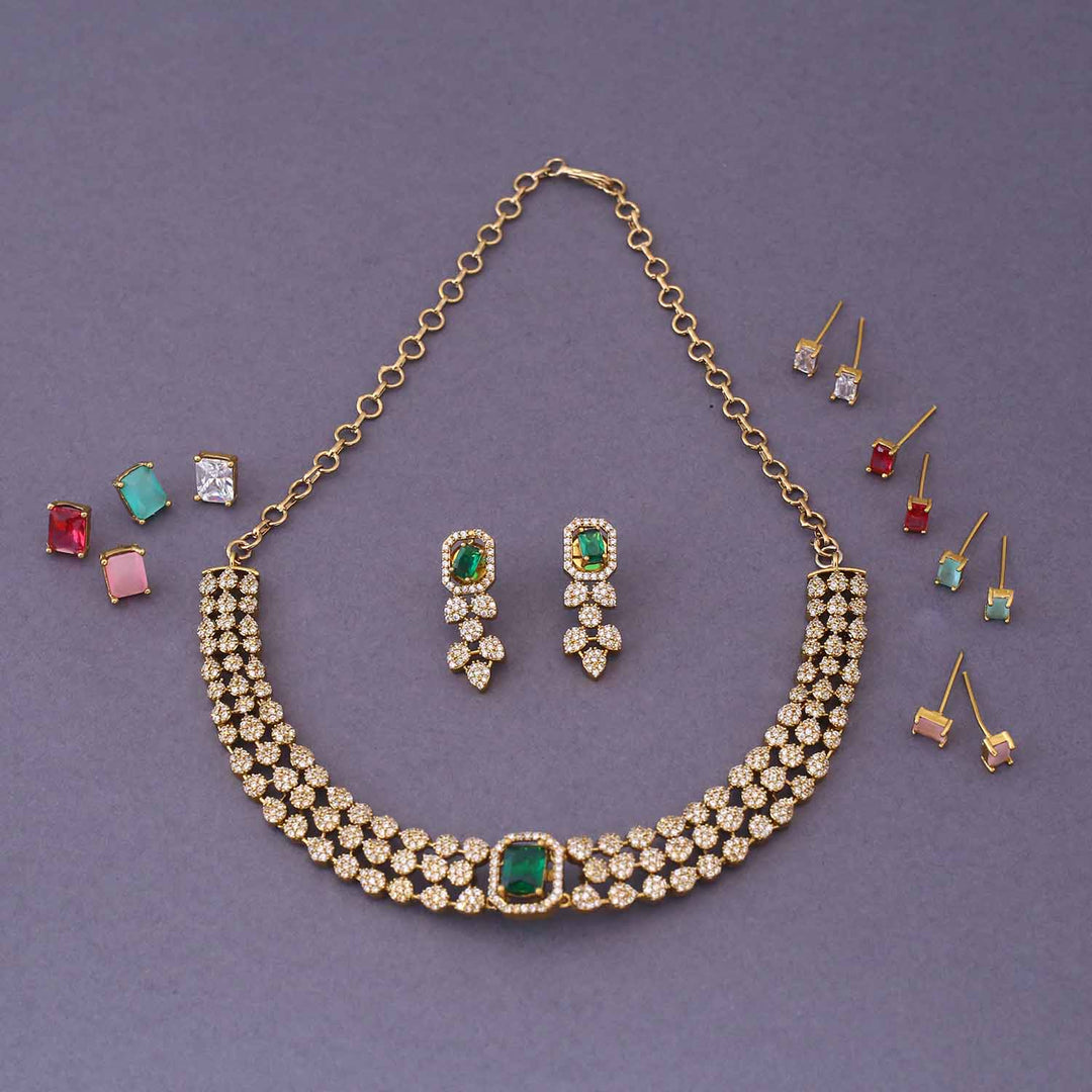 Multicolor Simec Victorian Jewellery Set- New Arrival