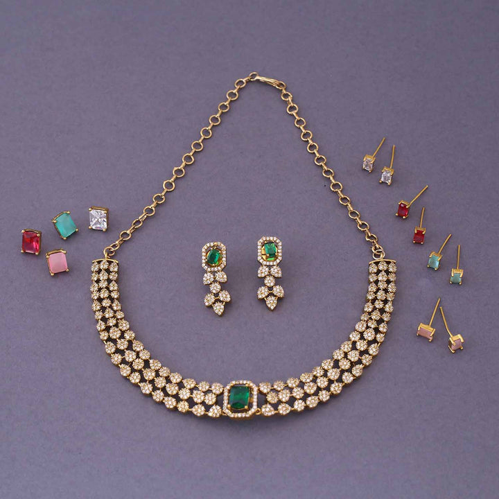 Multicolor Simec Victorian Jewellery Set- New Arrival