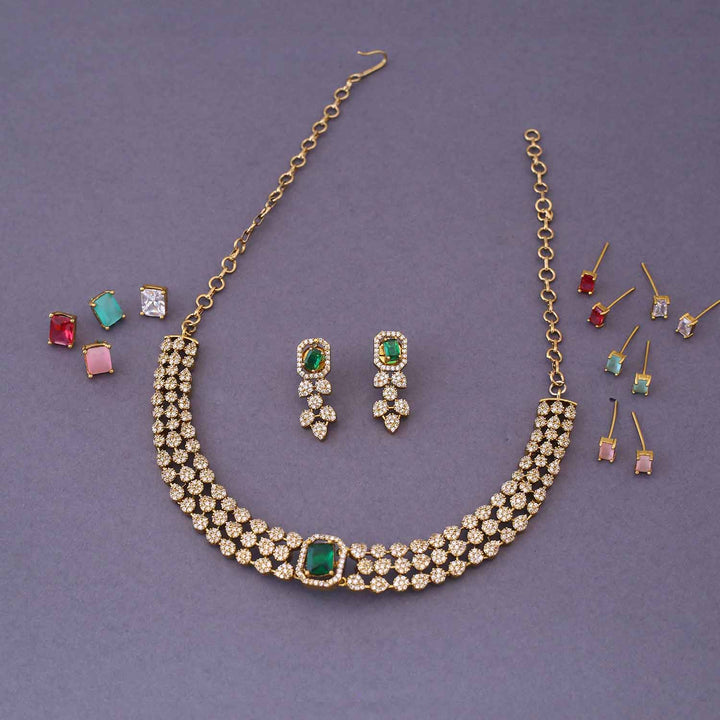 Multicolor Simec Victorian Jewellery Set- New Arrival