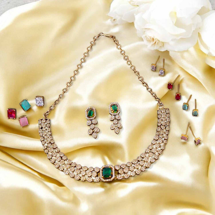 Multicolor Simec Victorian Jewellery Set- New Arrival