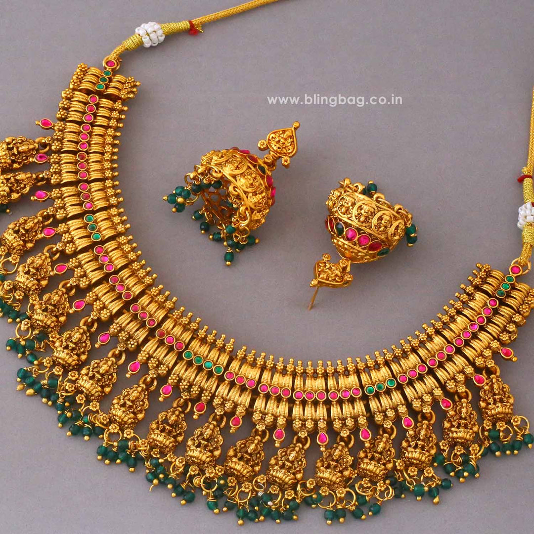 Multicolor Sitai Antique Jewellery Set- New Arrival