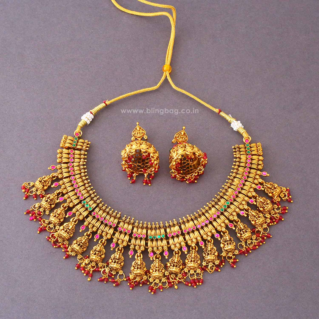 Multicolor Sitai Antique Jewellery Set- New Arrival