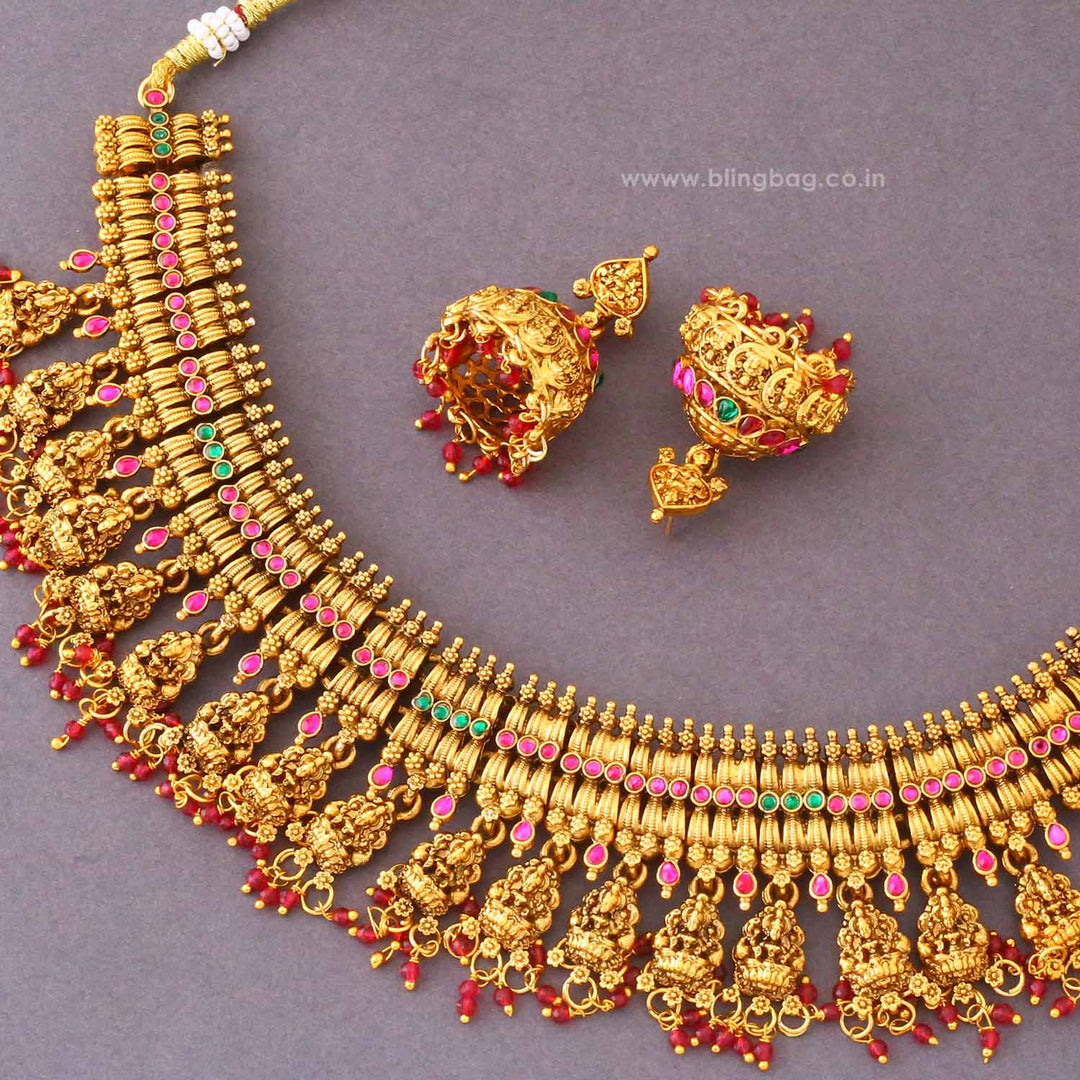 Multicolor Sitai Antique Jewellery Set- New Arrival