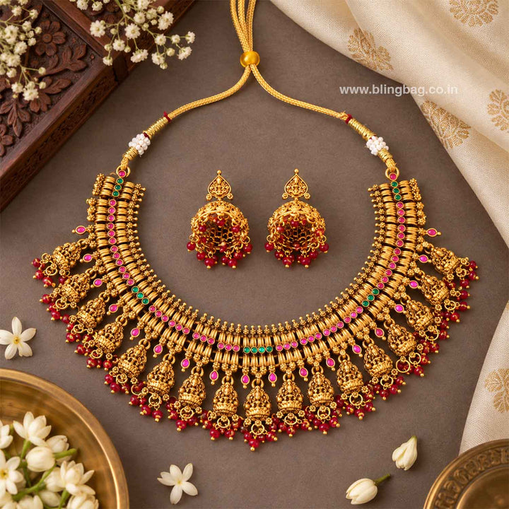 Multicolor Sitai Antique Jewellery Set- New Arrival