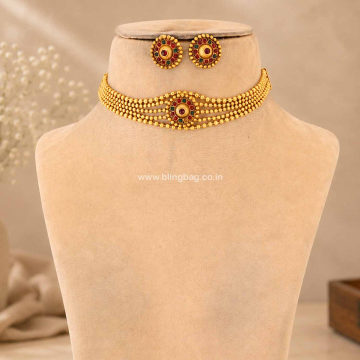 Multicolor Sitashi Antique Jewellery Set- New Arrival