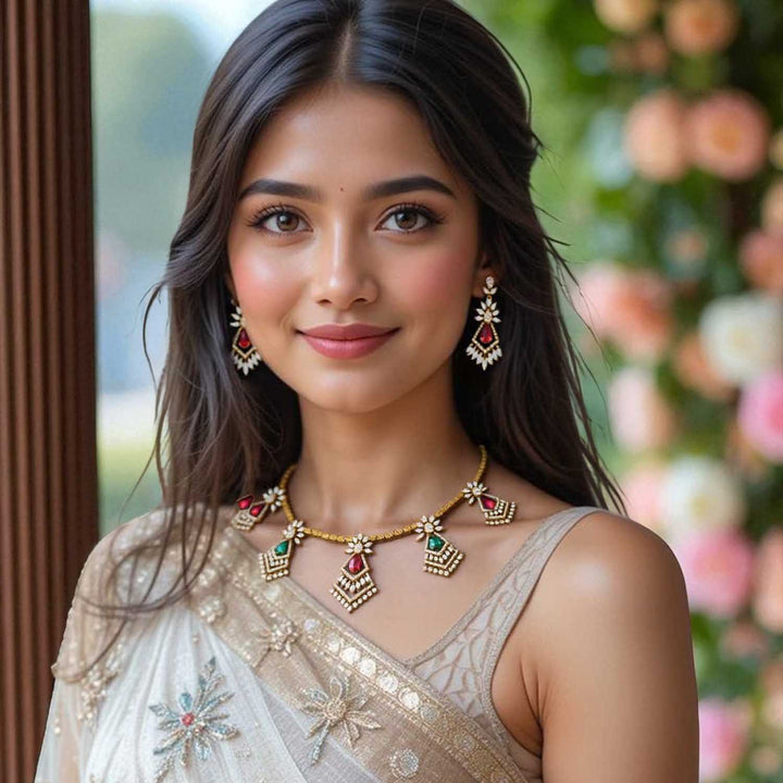 Multicolor Solenne Victorian Jewellery Set - New Arrival