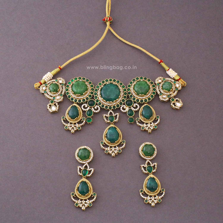 Multicolor Sonnet Victorian Jewellery Set - New Arrival