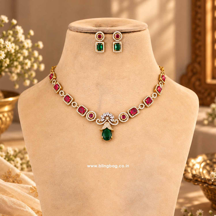 Multicolor Starlit Victorian Jewellery Set - New Arrival