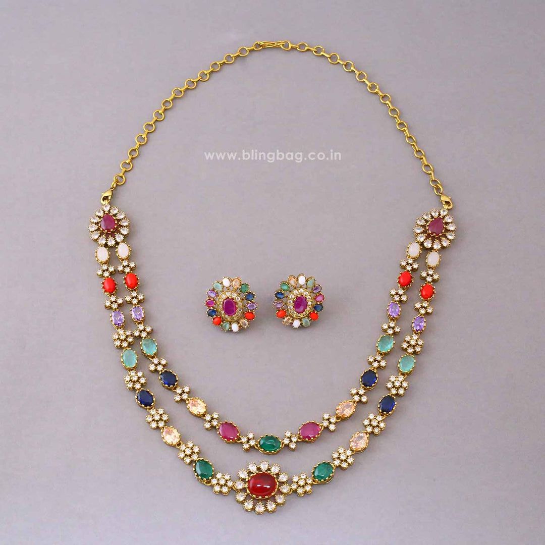 Multicolor Stellajoy Victorian Jewellery Set - New Arrival
