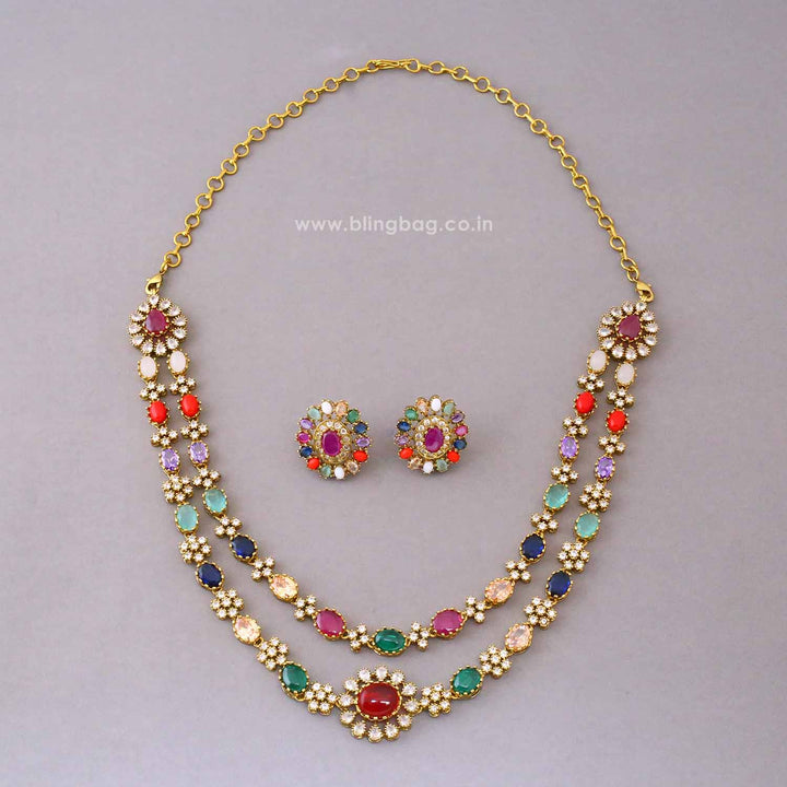 Multicolor Stellajoy Victorian Jewellery Set - New Arrival