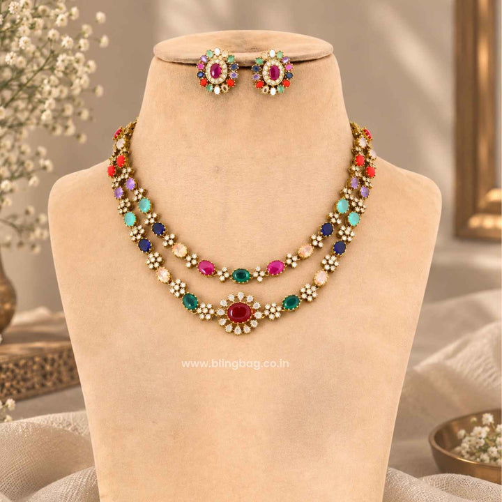 Multicolor Stellajoy Victorian Jewellery Set - New Arrival