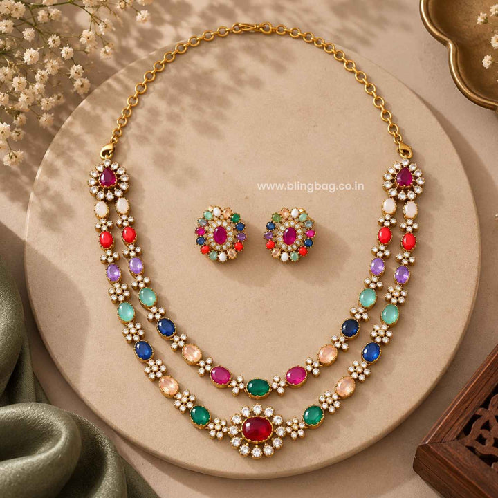 Multicolor Stellajoy Victorian Jewellery Set - New Arrival