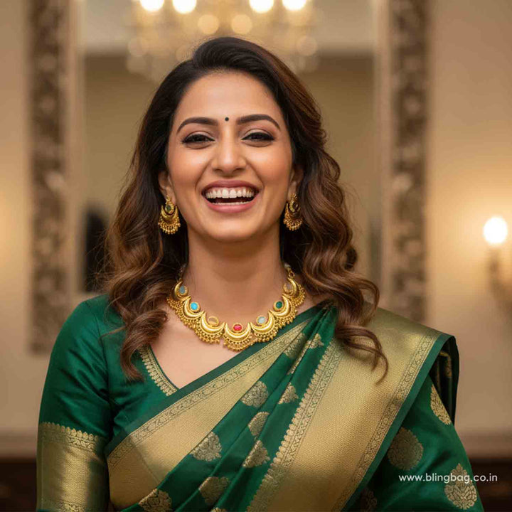 Multicolor Stuti Antique Jewellery Set - New Arrival