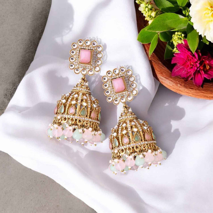 Multicolor Sumaniya Jhumkis