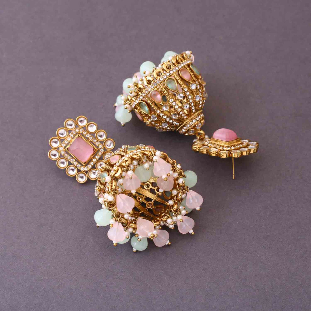 Multicolor Sumaniya Jhumkis