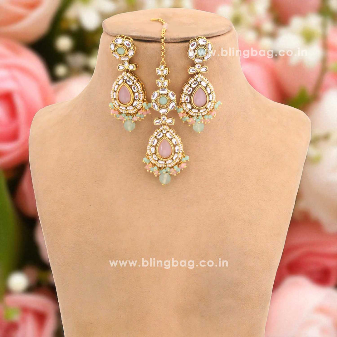 Multicolor Sumedha Kundan Jewellery Set