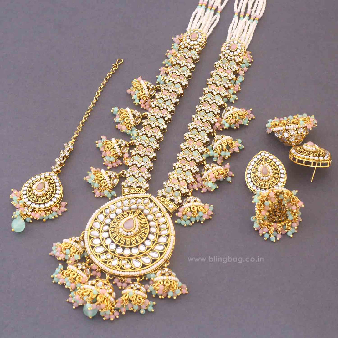 Multicolor Surina Kundan Jewellery Set