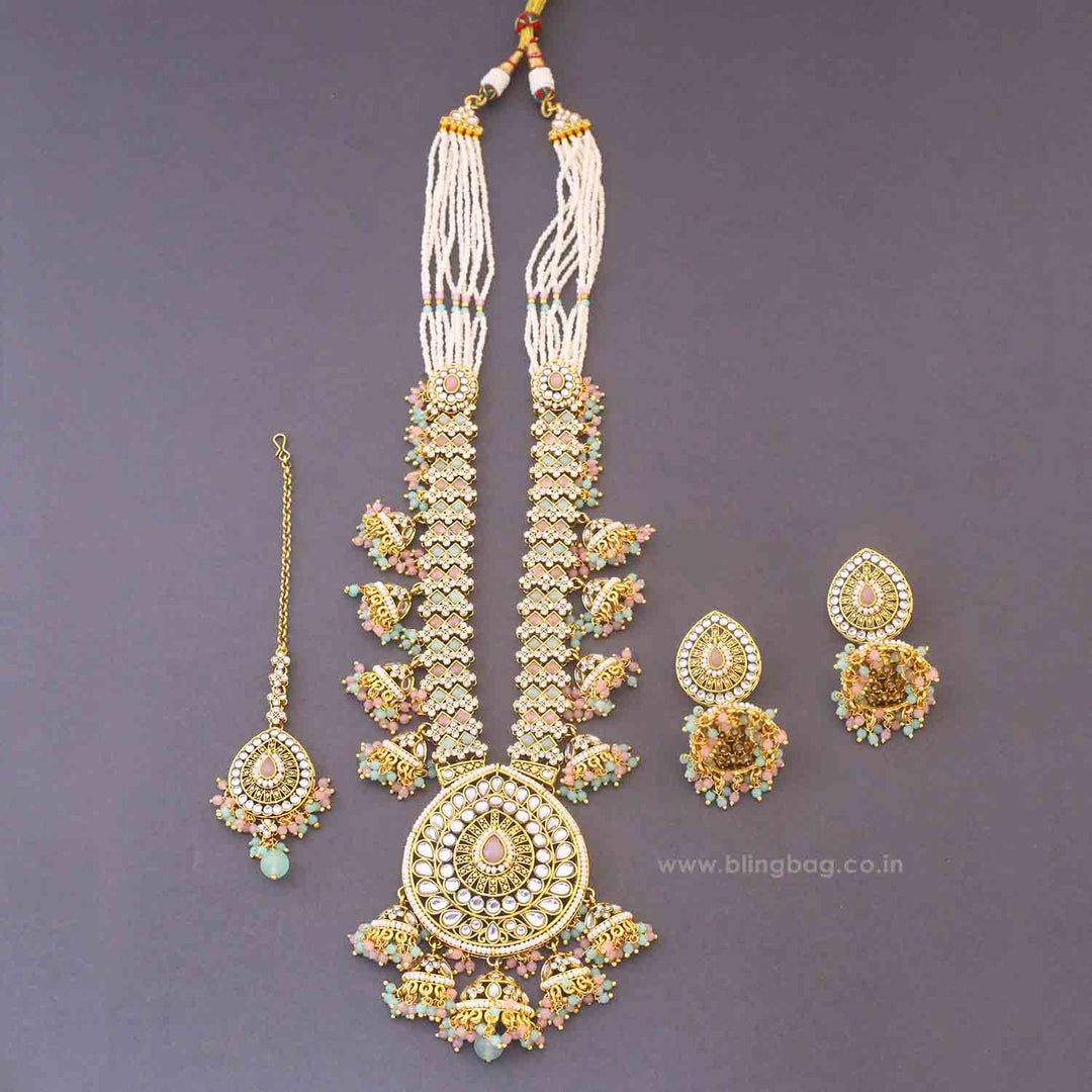 Multicolor Surina Kundan Jewellery Set