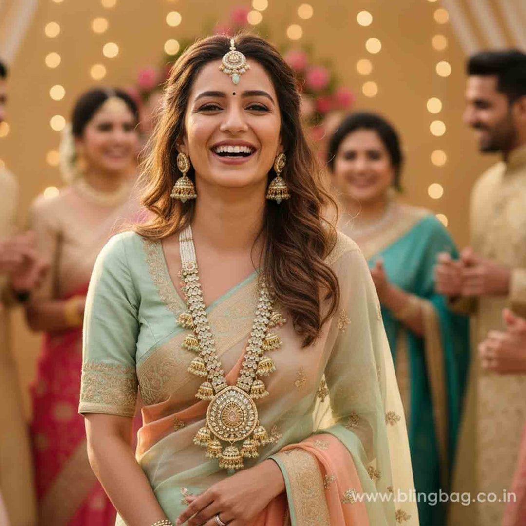 Multicolor Surina Kundan Jewellery Set