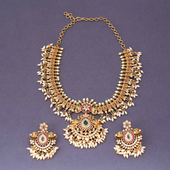 Multicolor Sursundari Antique Jewellery Set New Arrival