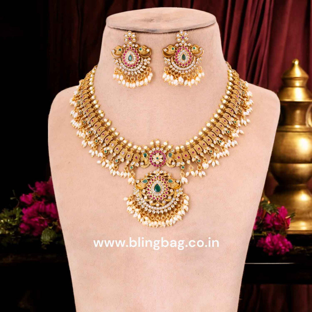 Multicolor Sursundari Antique Jewellery Set New Arrival