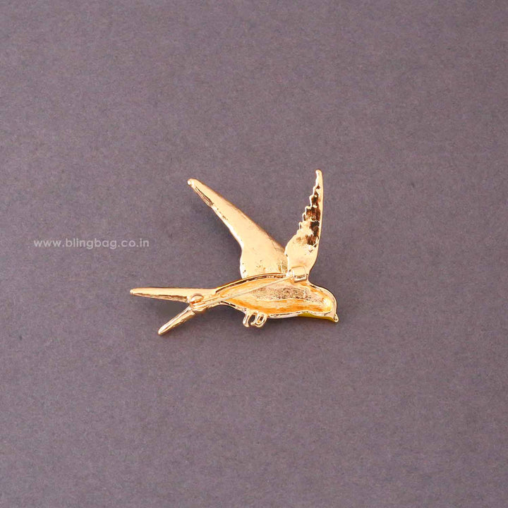 Multicolor Swallow Brooch