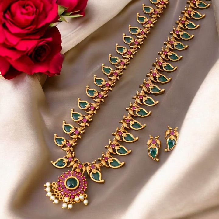 Multicolor Tanaya Antique Jewellery Set - New Arrival