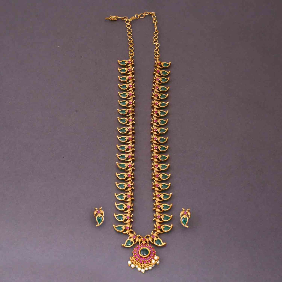Multicolor Tanaya Antique Jewellery Set - New Arrival