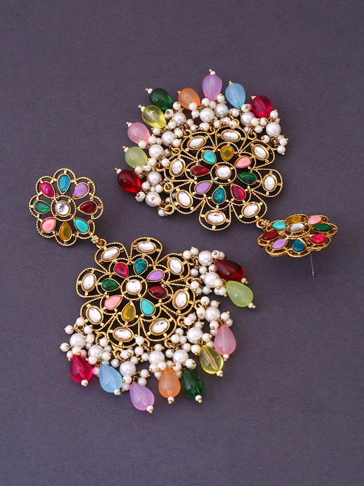 Multicolor Tanu Danglers