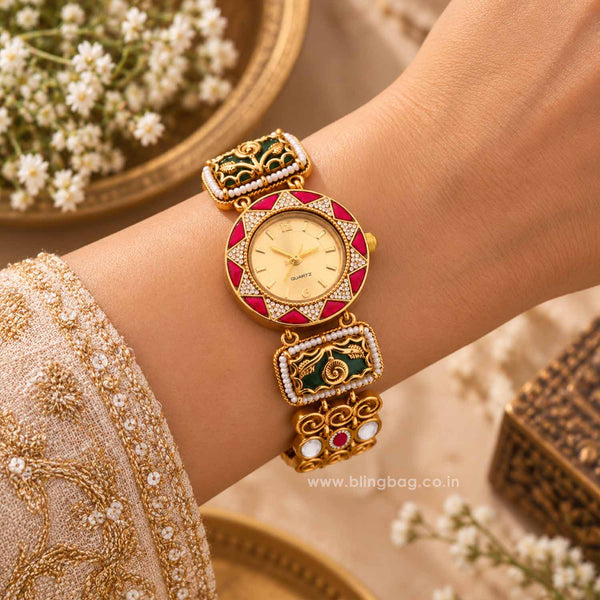 Multicolor Tanviika Heritage Watch
