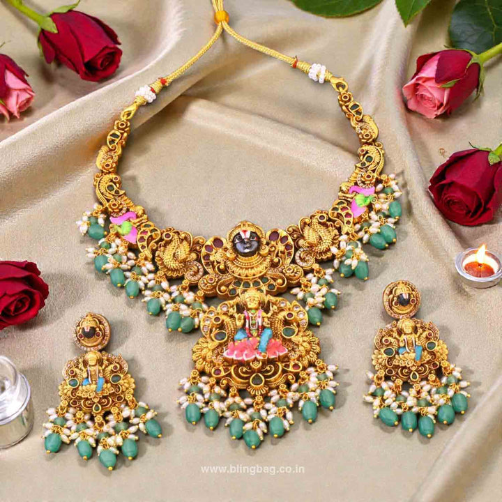 Multicolor Tirupatibalaji Temple Jewellery Set- New Arrivals
