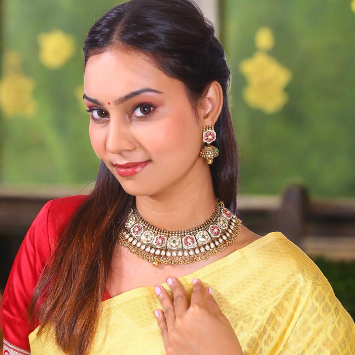 Multicolor Trishala Rajwadi Set