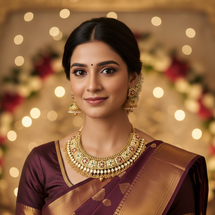 Multicolor Trishala Rajwadi Set