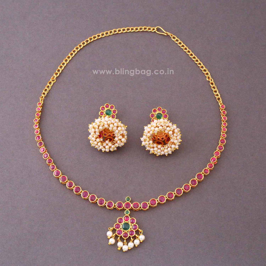 Multicolor Uma Antique Jewellery Set- New Arrival